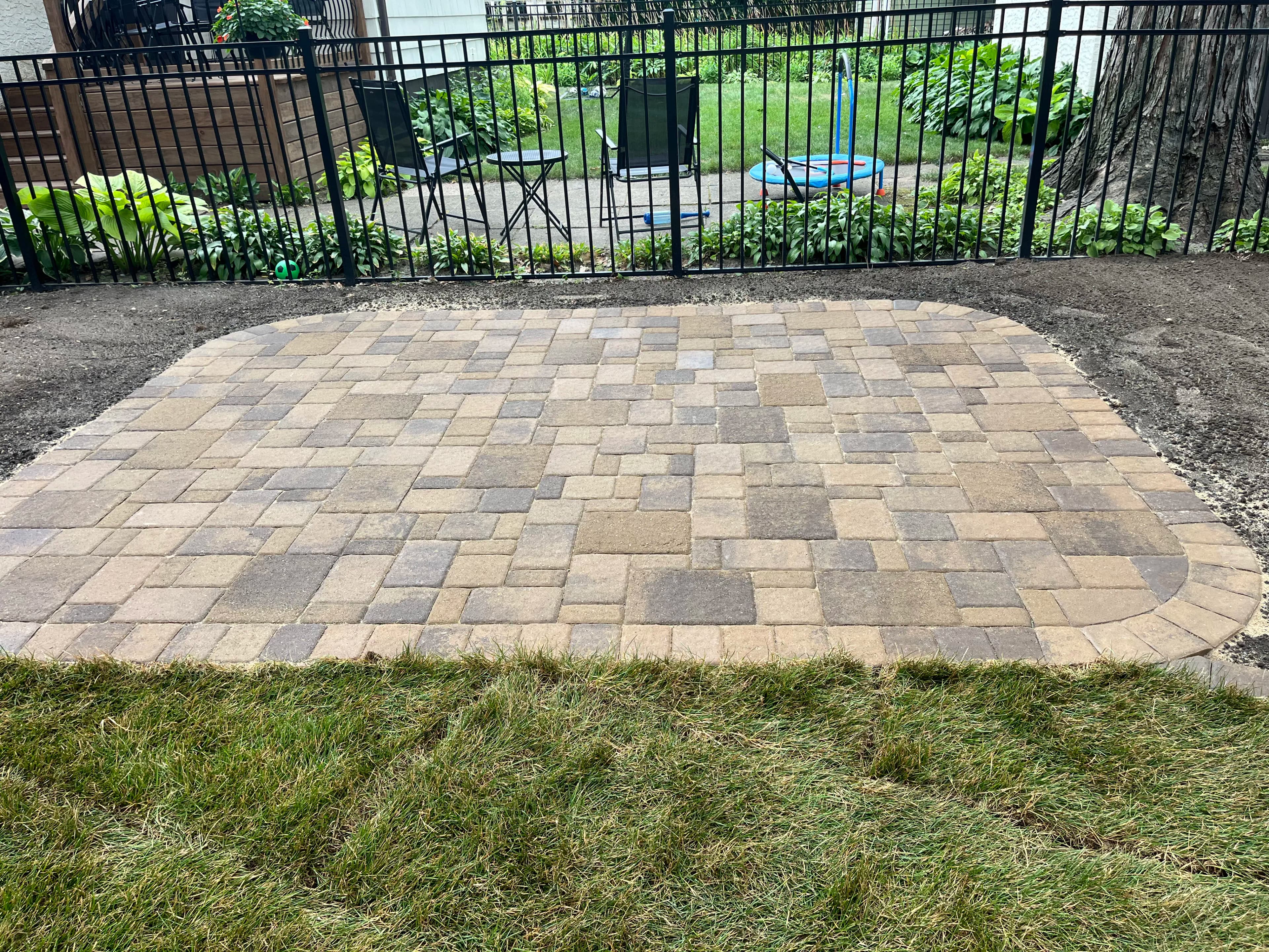 Project Small Paver Patio and Sod Upgrade in St. Paul image