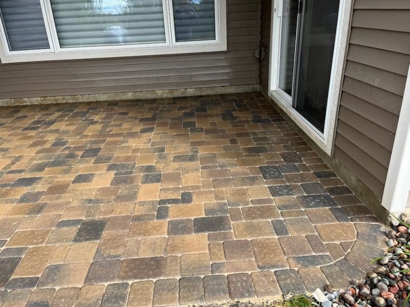 Stylish Patio Transformation by Twin City Hardscapes