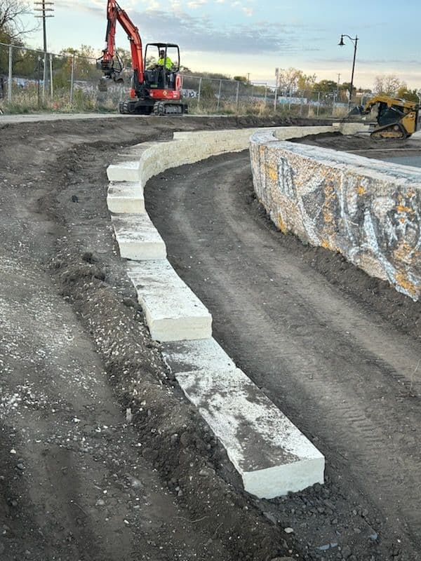 Crafting a Limestone Retaining Wall in Minneapolis