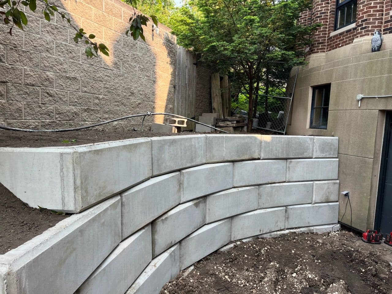 Transforming Spaces with Retaining Wall Project image