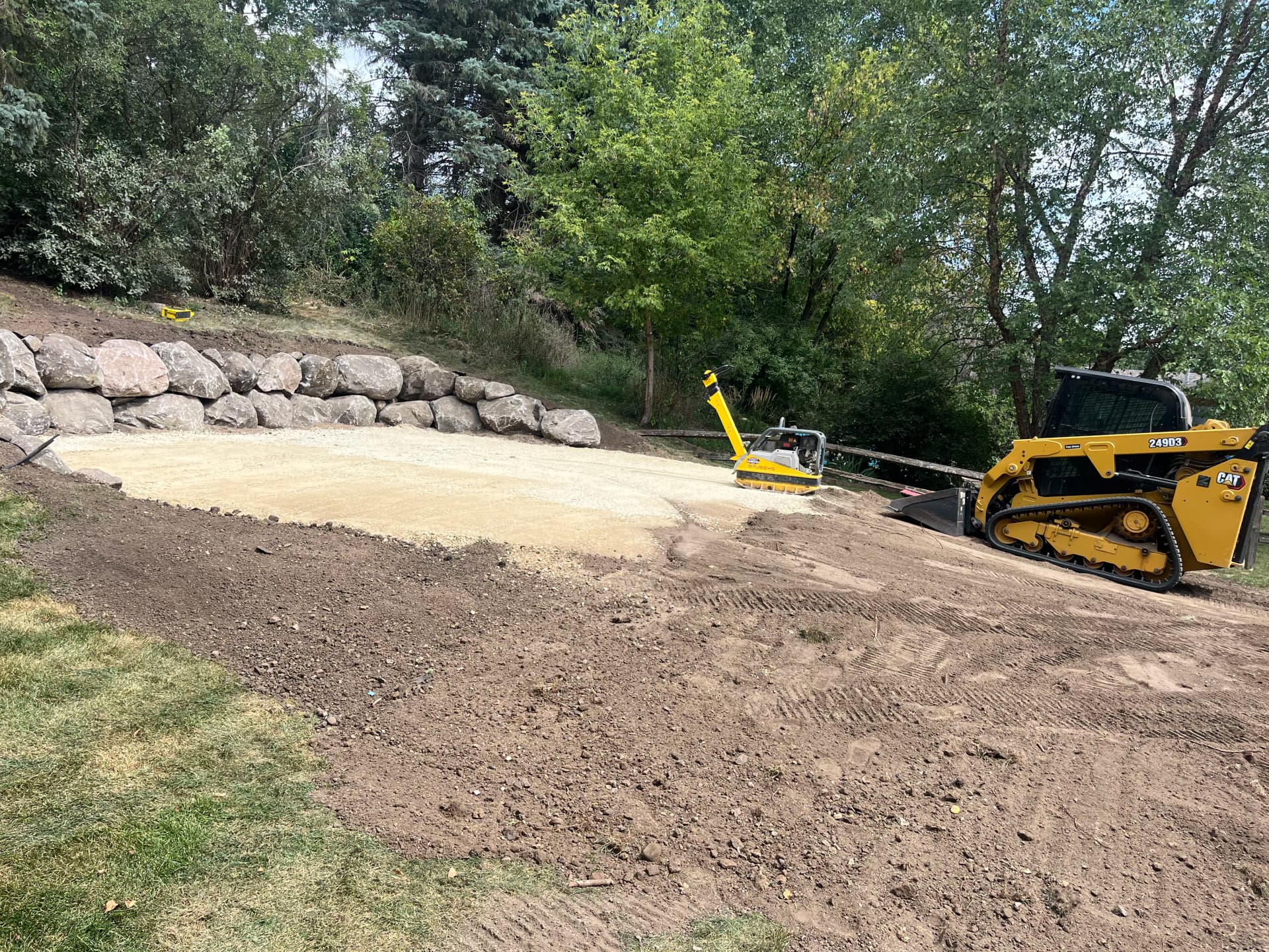 Boulder Wall and Shed Prep Done Right in Savage image