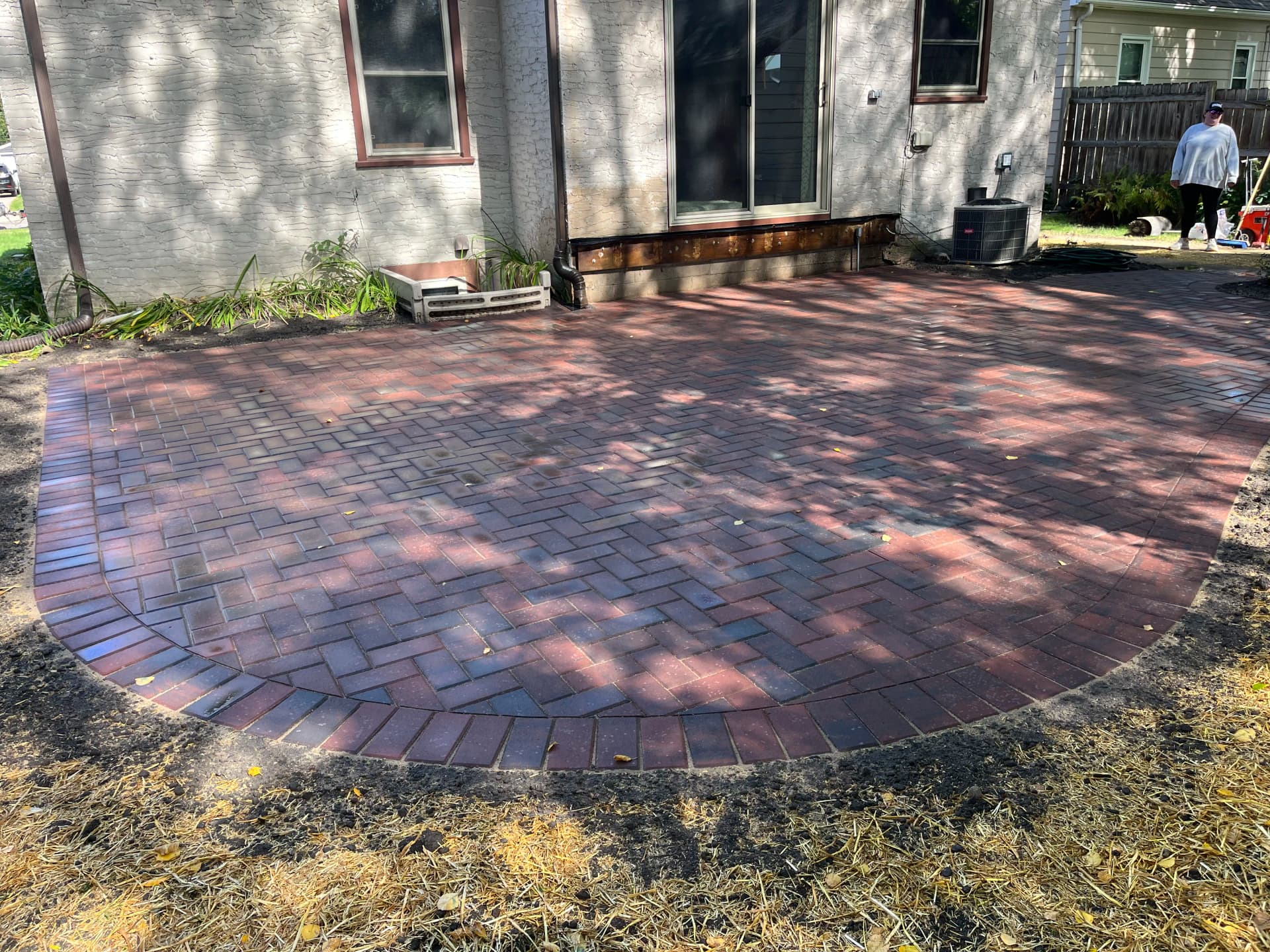Old Deck Replaced With a Paver Patio in St. Paul image