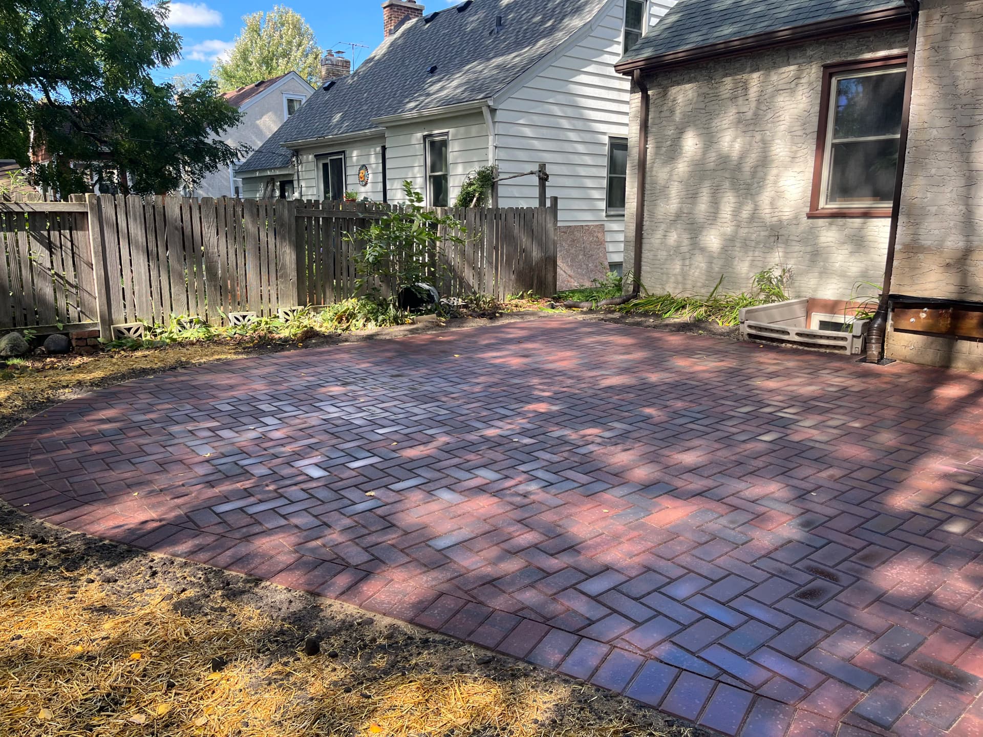 Gallery photos for Old Deck Replaced With a Paver Patio in St. Paul: Image #2