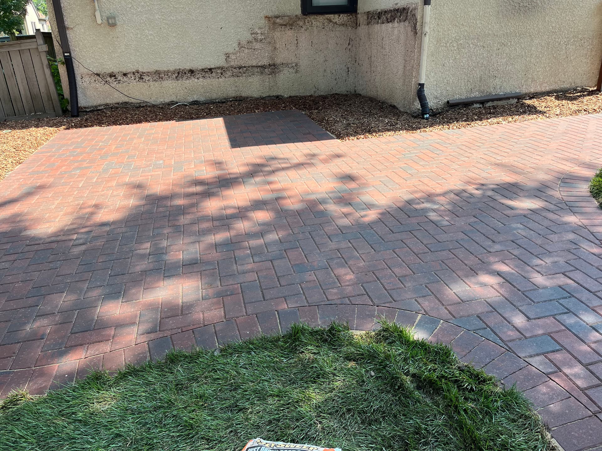 Gallery photos for Old Deck Removed, New Paver Patio Installed in South Minneapolis: Image #1